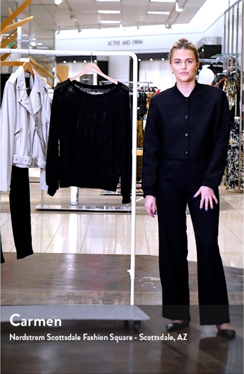 Sunset Long Sleeve Open Knit Top, sales video thumbnail