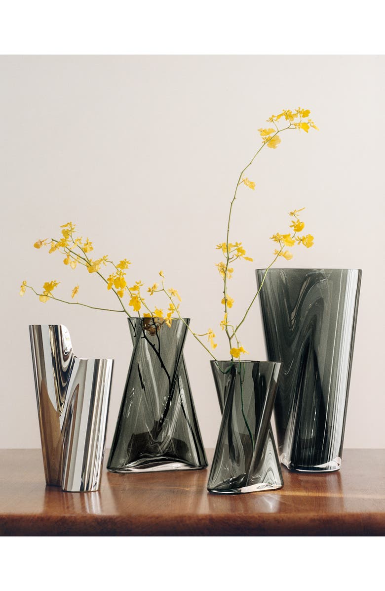 Georg Jensen Lituss Stainless Steel Vase, Alternate, color, Stainless Steel