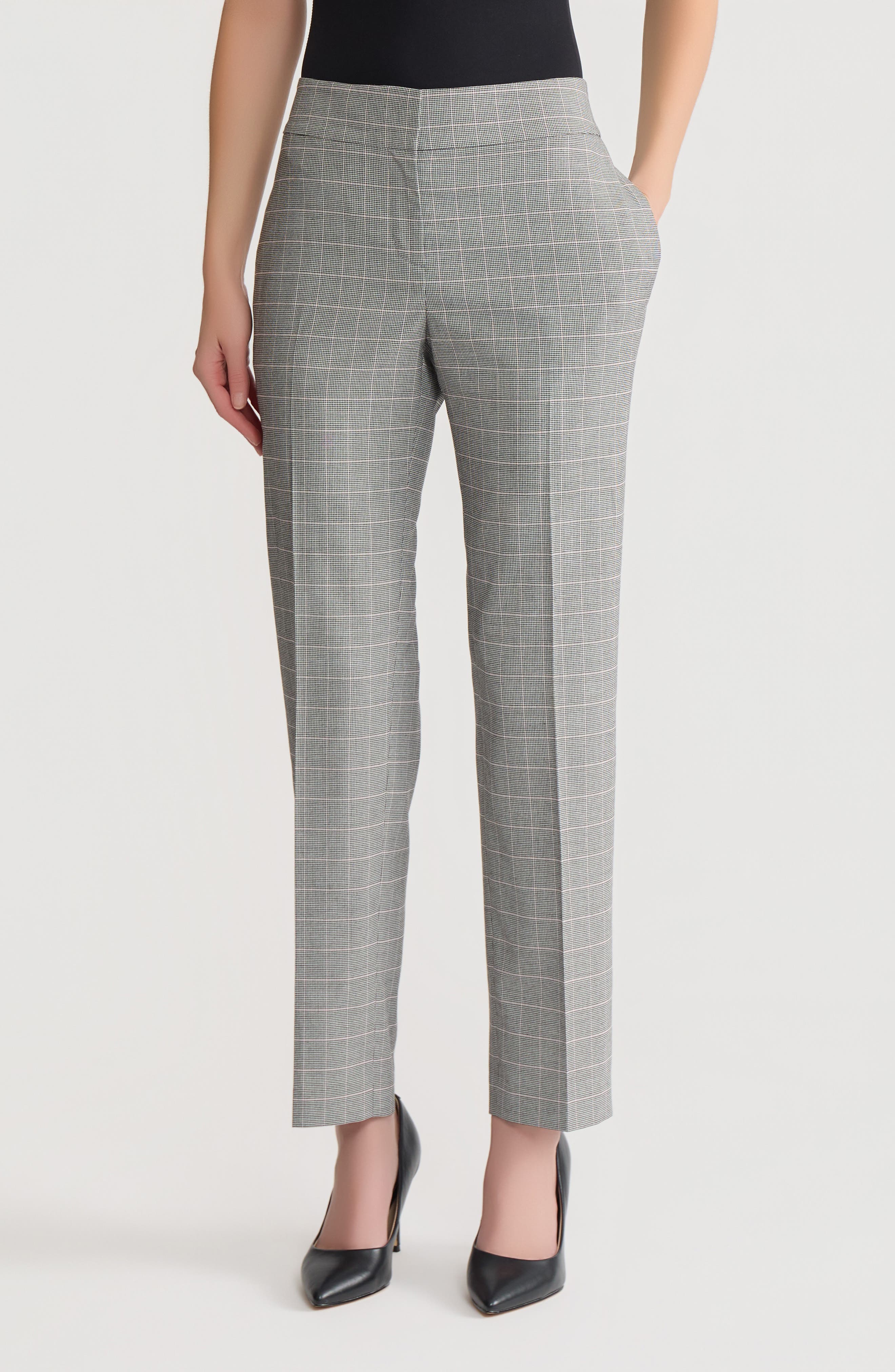 Flat Front Slim Pants