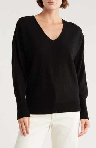 Magaschoni Cashmere V-Neck Dolman Sweater