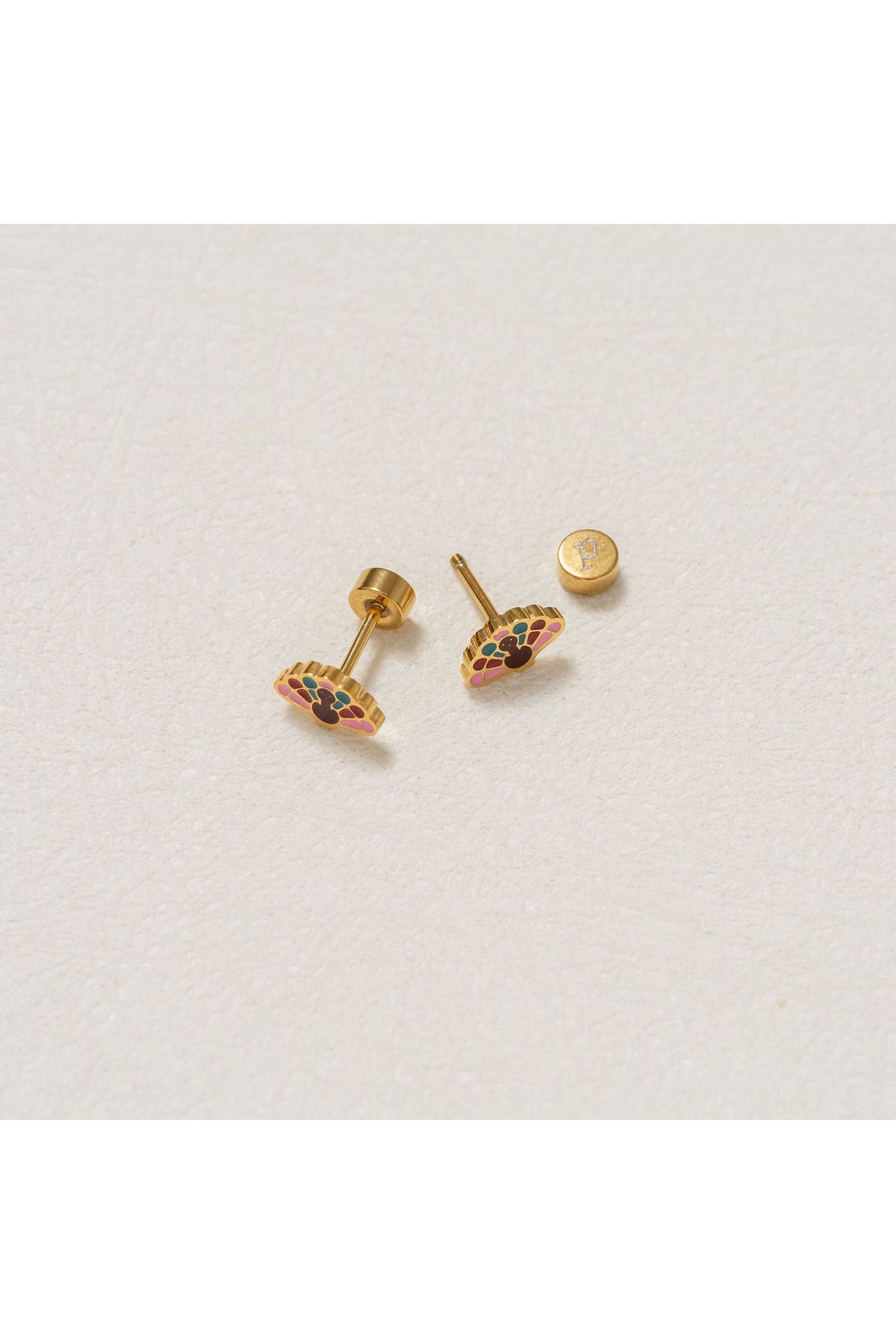 Pip Restaurant Pip Pop Turkey Hypoallergenic Flatback Stud Earrings | Nordstrom