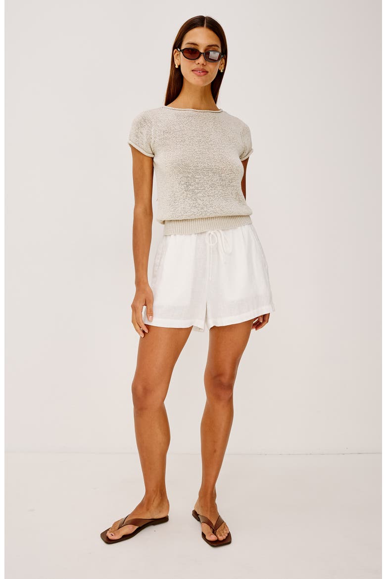 Cady Cotton Blend Sweater, Alternate, color, STONE
