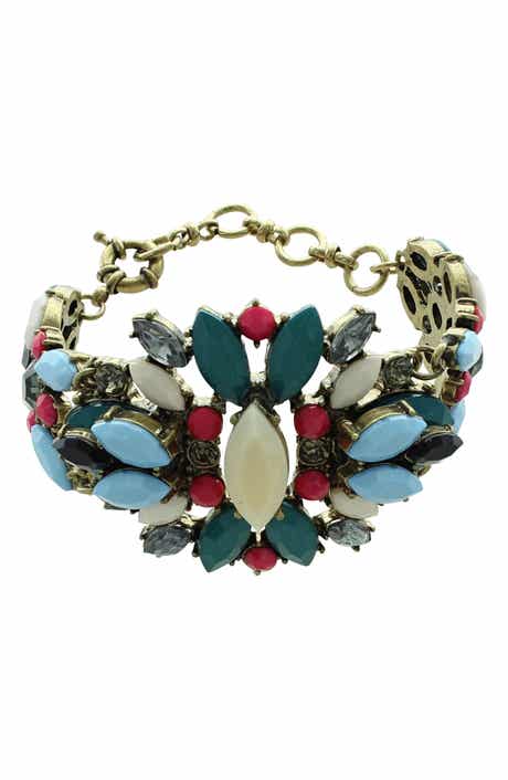 OLIVIA WELLES Liana Jeweled Bracelet
