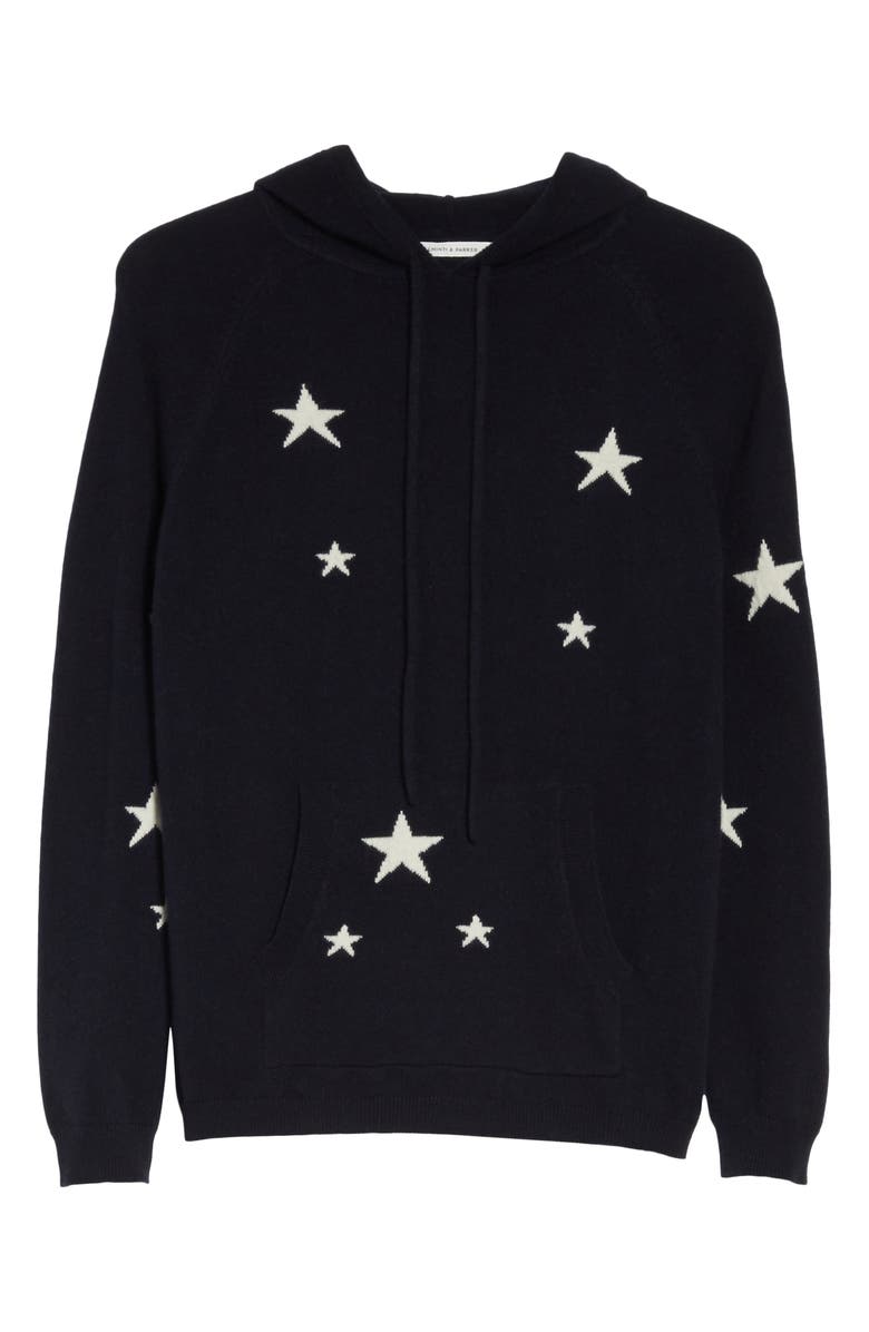 Chinti & Parker Star Cashmere Hoodie, Alternate, color,
