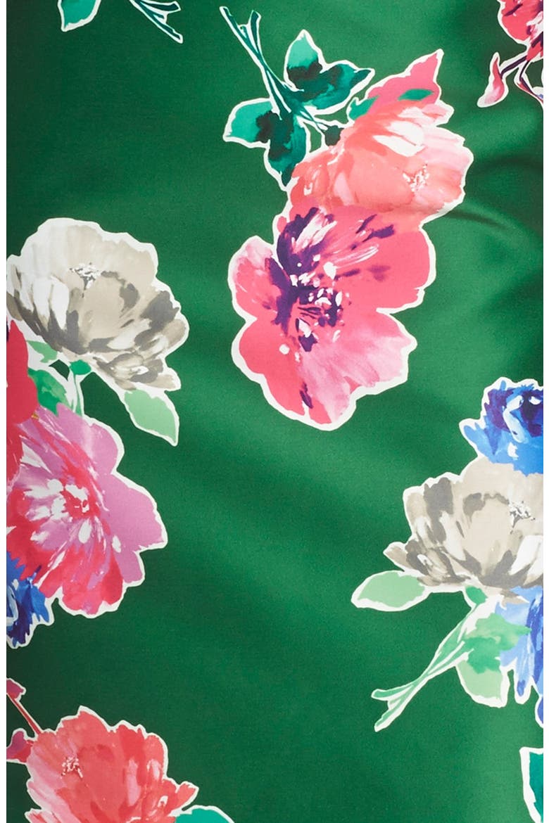 'blooms marit' pencil skirt, Alternate, color, LUCKY GREEN