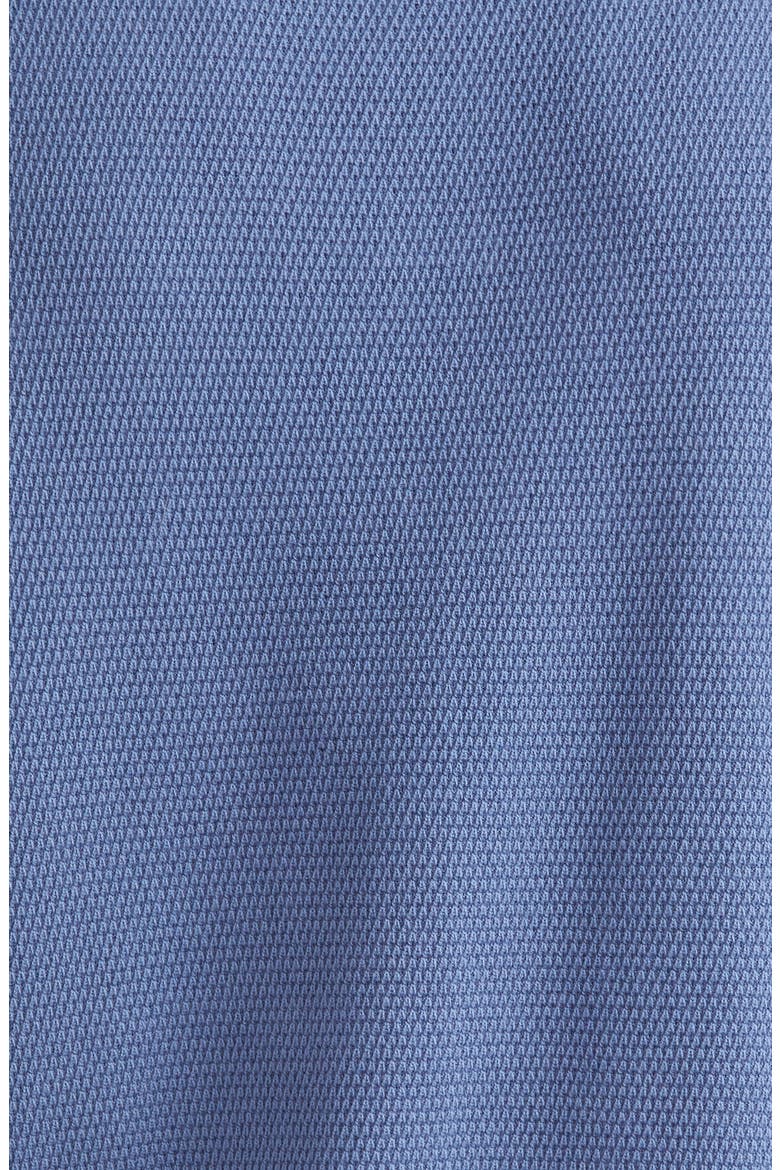 Compact Mesh Polo Sweater, Alternate, color, SOFT DENIM