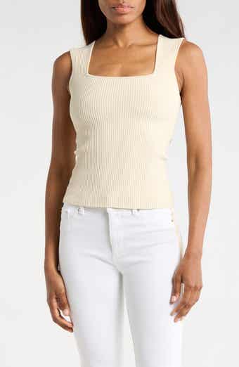 DL1961 Square Neck Sleeveless Top