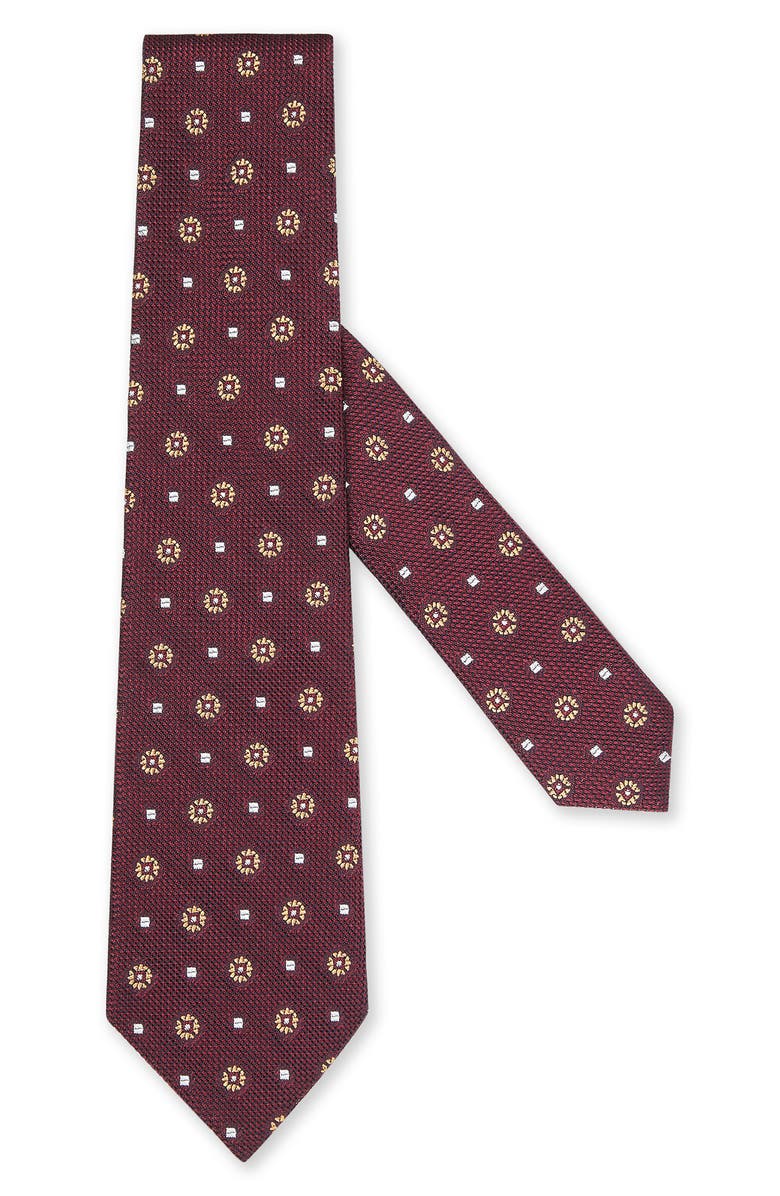 ZEGNA TIES Grenadine Silk Tie, Main, color, 