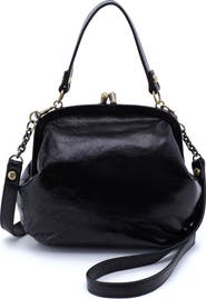 HOBO Alba Frame Leather Crossbody Bag