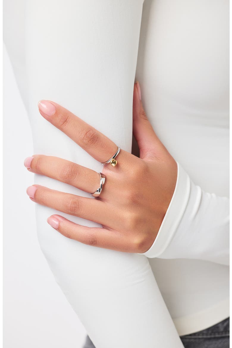 Heart Ring - Leia Two Tone, Alternate, color, Gold