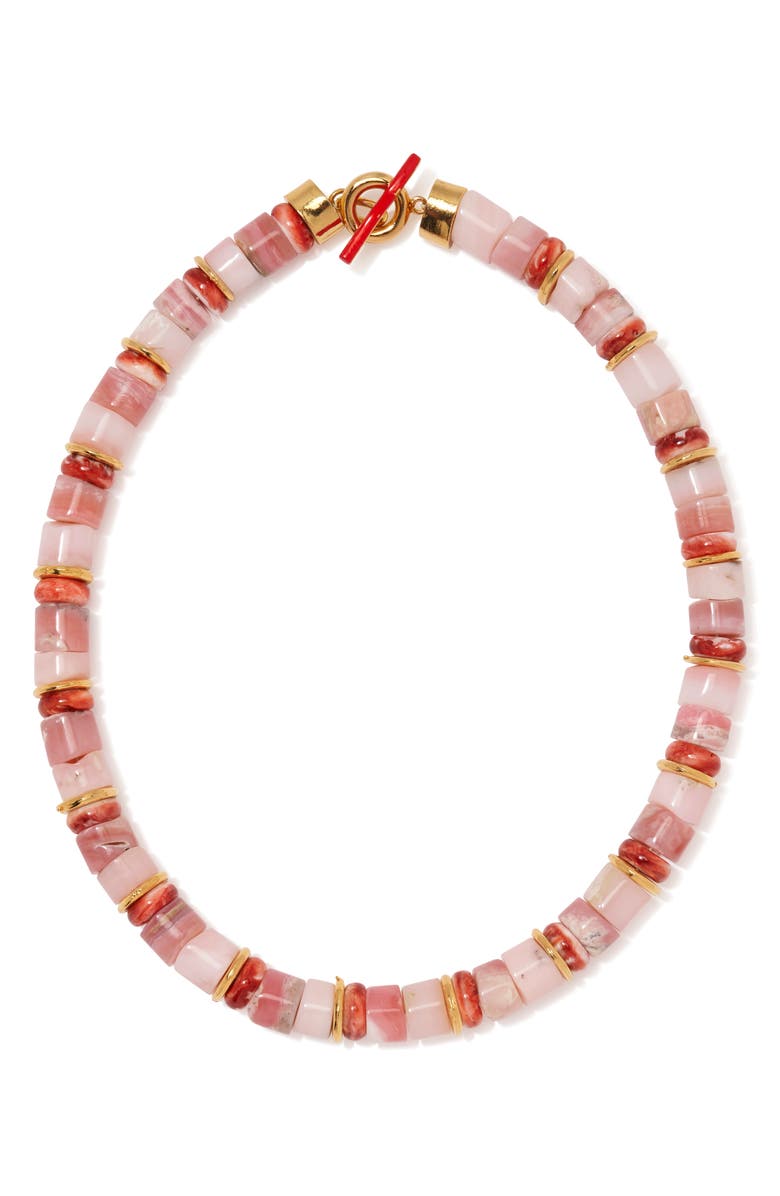 Lizzie Fortunato Rosado Necklace, Main, color, 