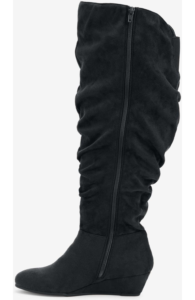 Comfortview The Tamara Tall Wide Calf Boot, Alternate, color, Black