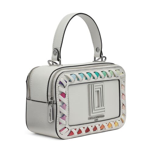 Karl Lagerfeld Paris Simone Crossbody In Winter White Multi