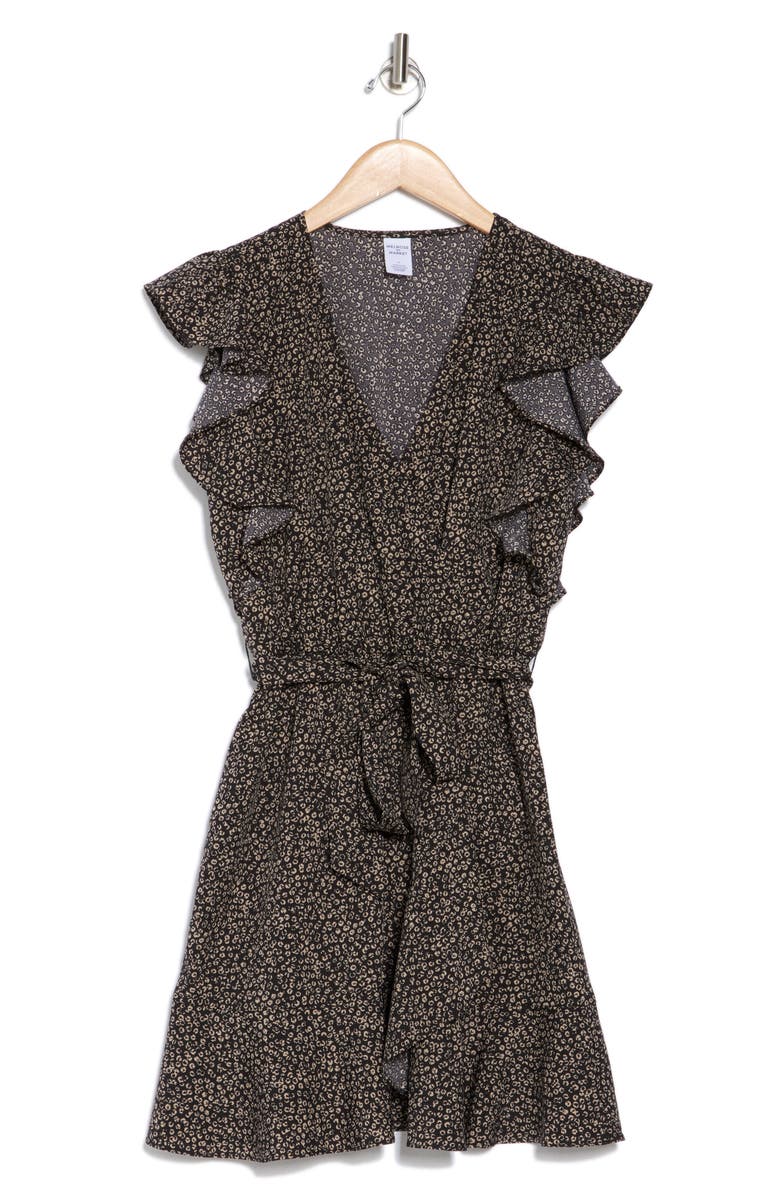 Melrose and Market Ruffle Tie Waist Dress, Alternate, color, 