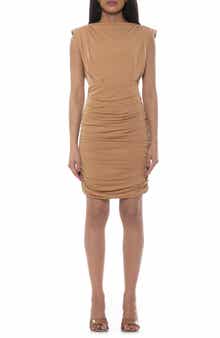 Alexia Admor Chantria Draped Sleeveless Mini Dress