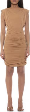 Alexia Admor Chantria Draped Sleeveless Mini Dress