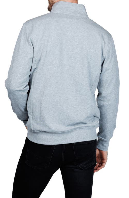 Tailorbyrd Fleece Full Zip Jacket In Gray