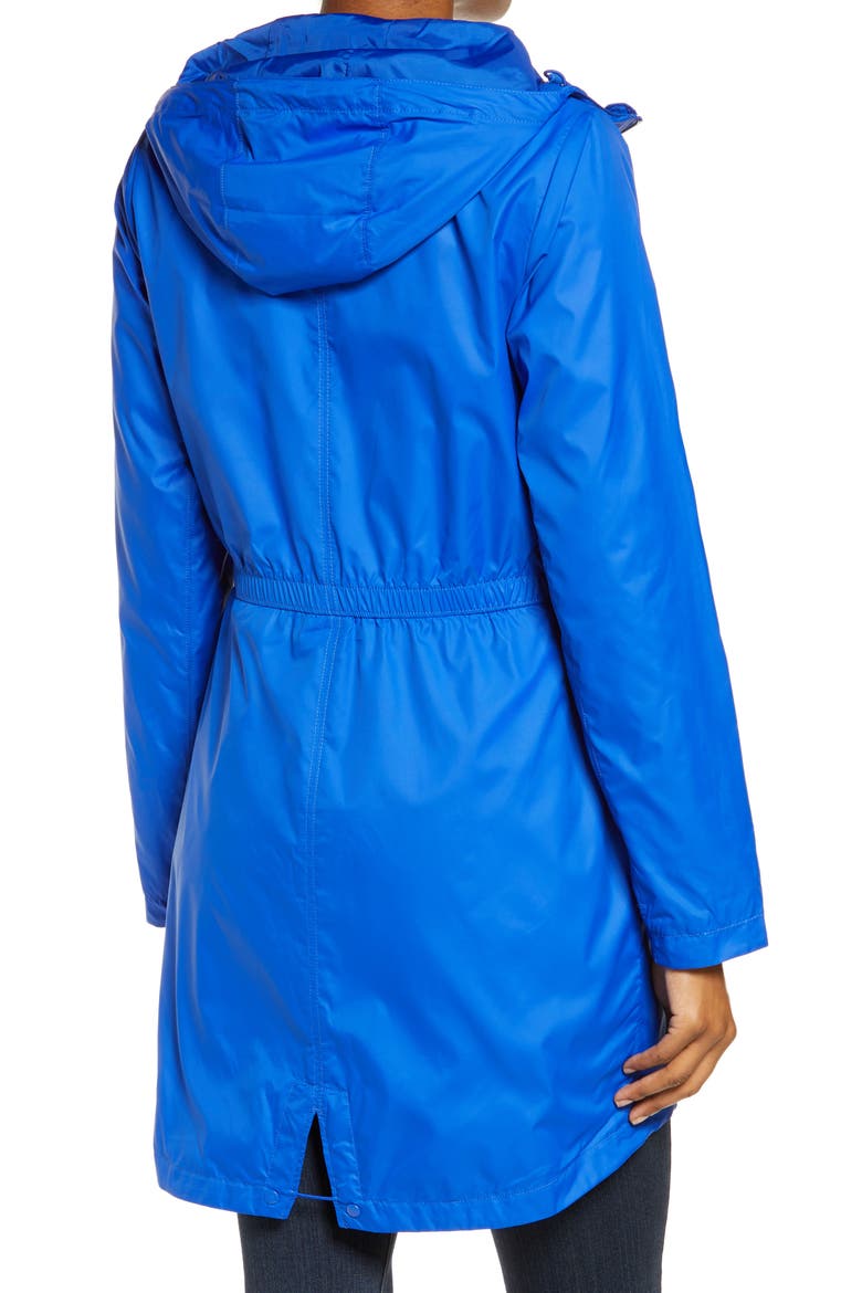 Rissy 2 Hooded Water Repellent Raincoat, Alternate, color, TNF BLUE