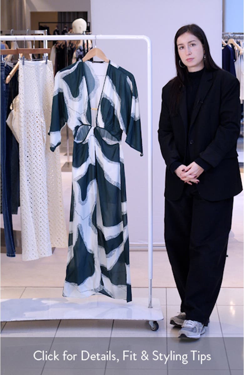 Enigma Carrie Cutout Cover-Up Dress, sales video thumbnail