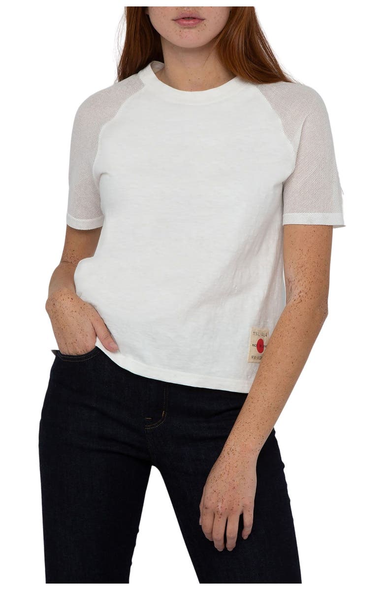 Billy Reid Net Raglan Tee, Main, color,