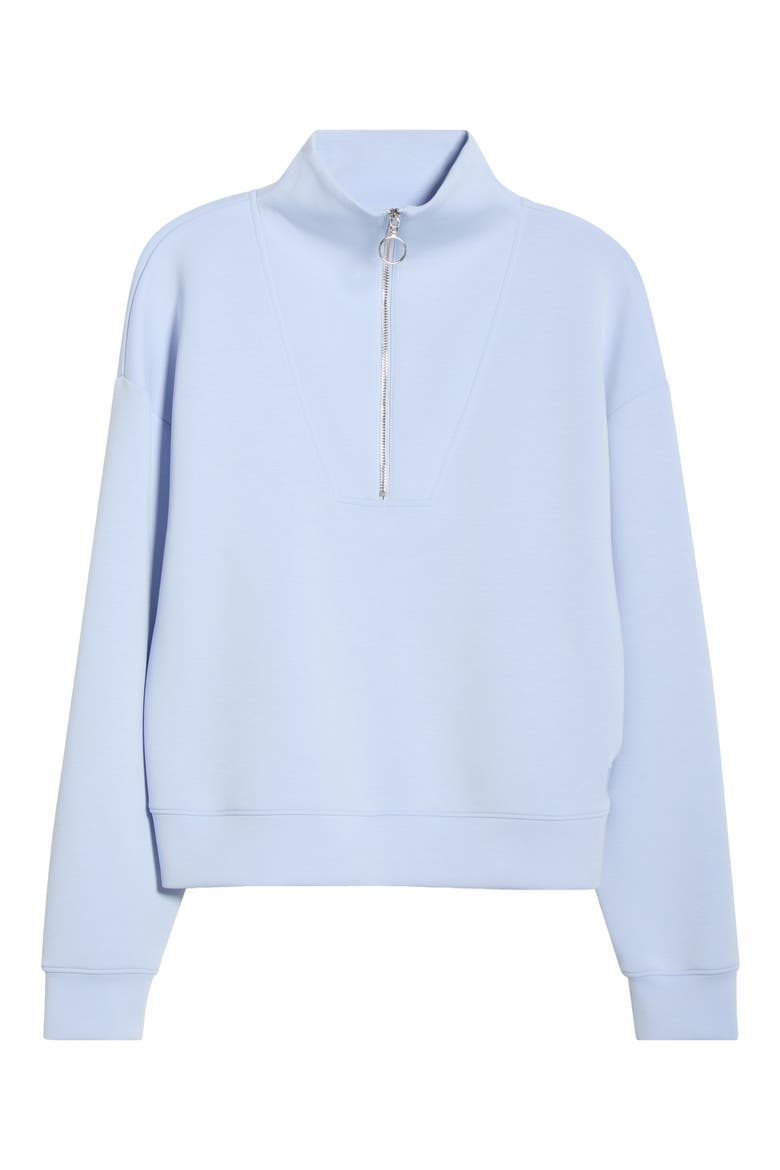 Dream Weave Quarter Zip Sweatshirt, Alternate, color, BLUE MIST