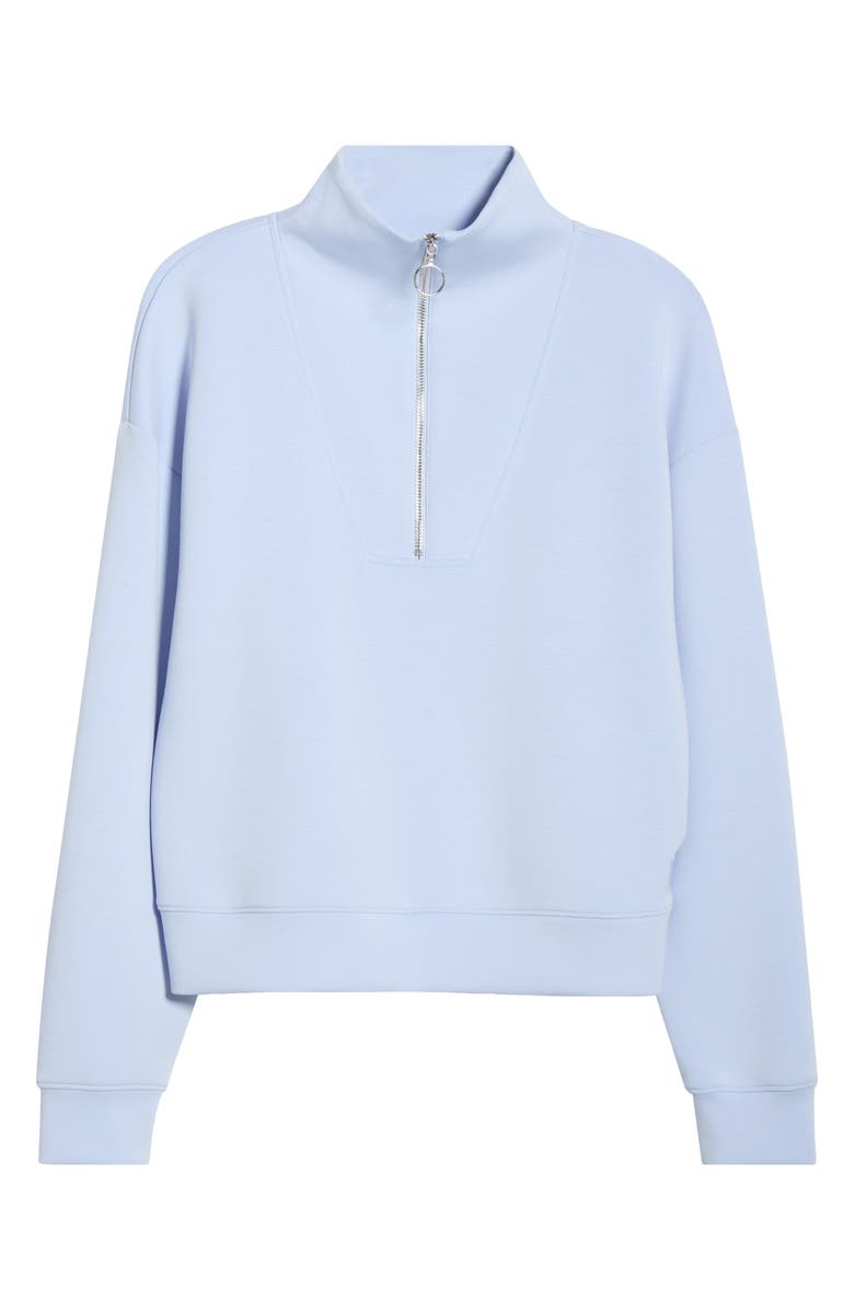MPG Dream Weave Quarter Zip Sweatshirt, Alternate, color, Blue Mist
