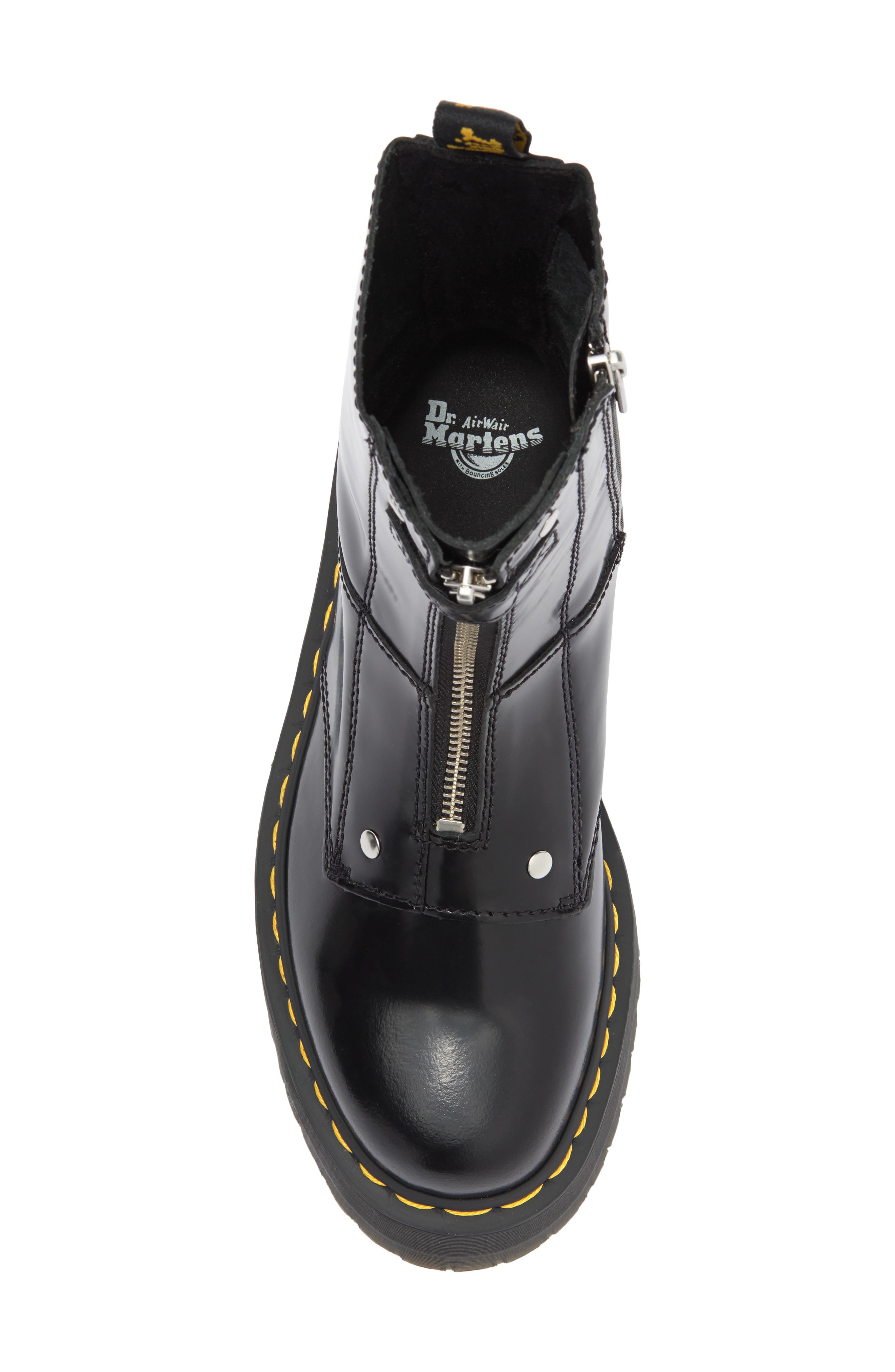 Dr. Martens Jetta High Max Zip Boot, Alternate, color, Black