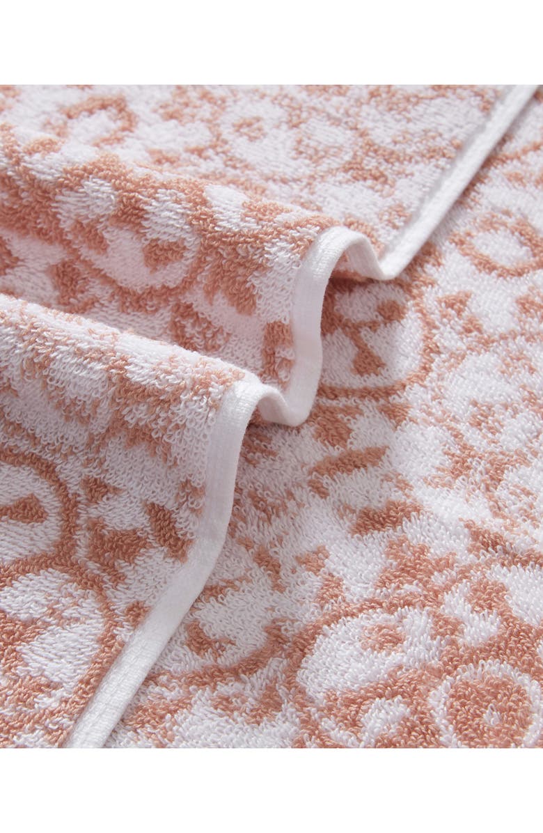 Jessica Simpson Aziza 4-Piece Bath Towel Set, Alternate, color, Rose Smoke