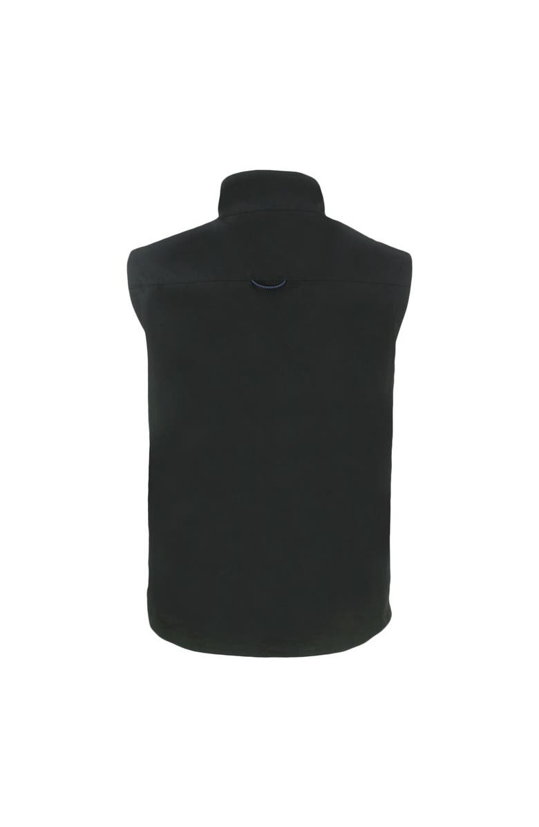 Cutter & Buck Men's Cutter & Buck  Black Utah Utes Charter Eco Recycled Full-Zip Vest, Alternate, color, 