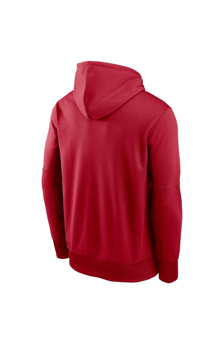 Nike Men's Nike Red Atlanta Falcons Fan Gear Wordmark Performance Pullover Hoodie, Alternate, color, Red