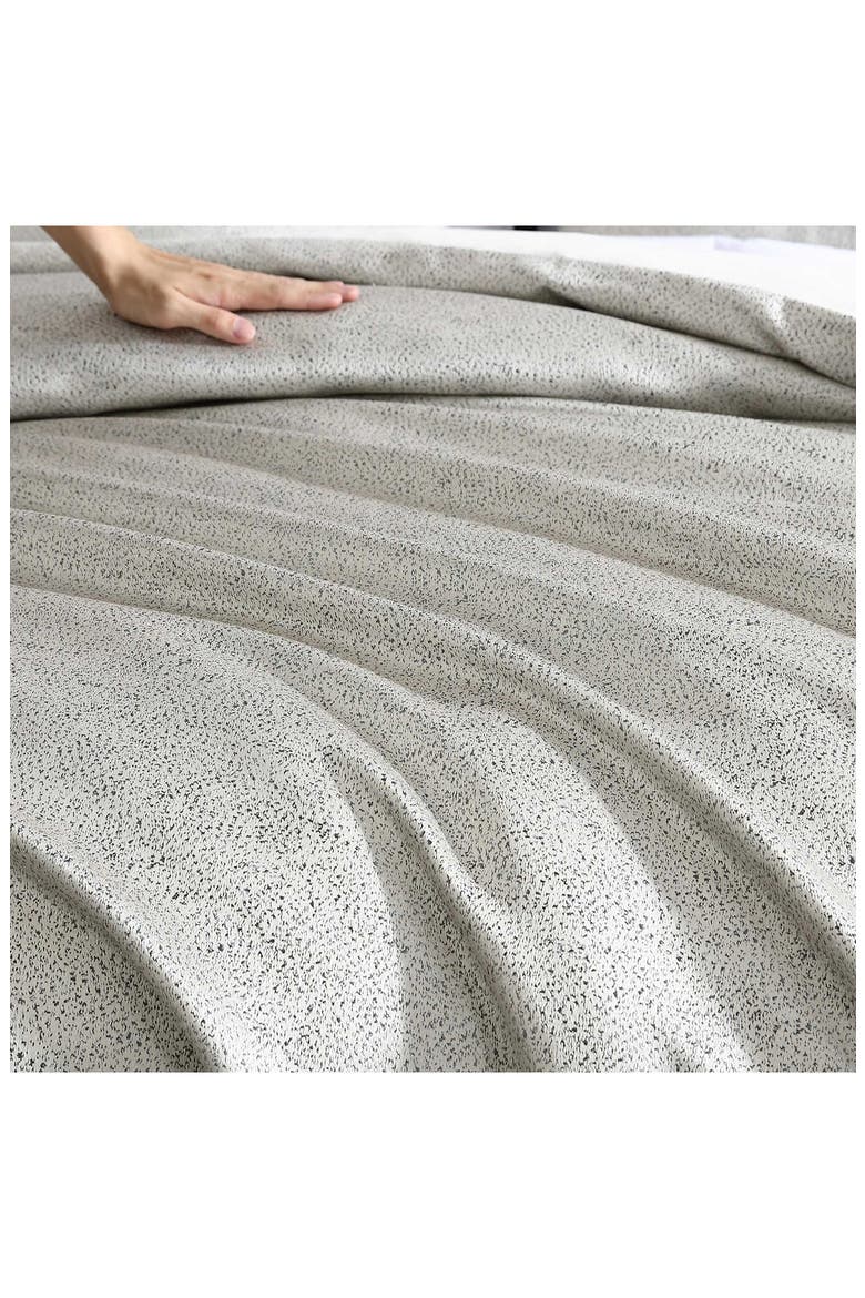 Speckled Stain Weave Comforter Set, Alternate, color, TAUPE