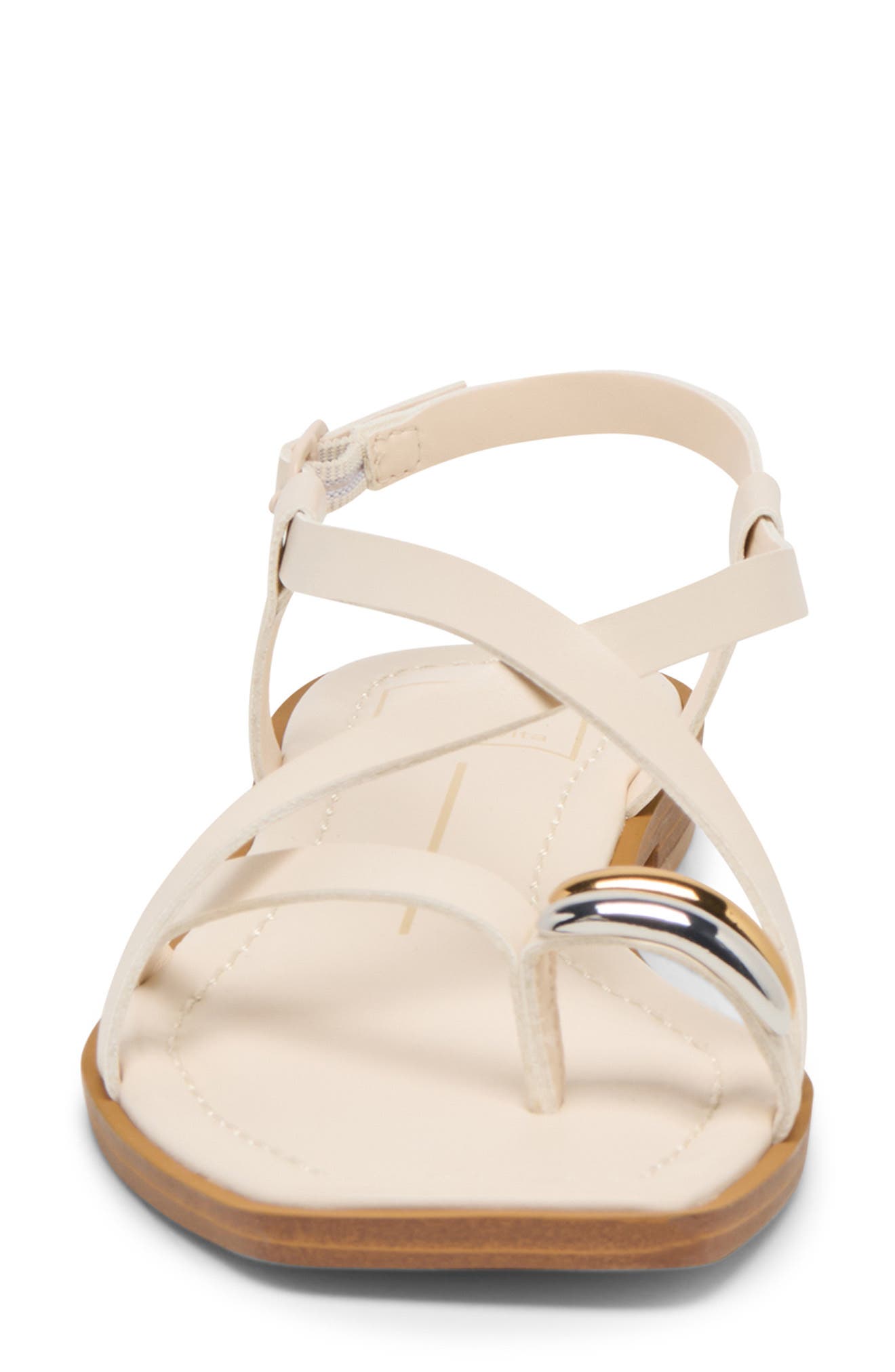 Dolce Vita Idalis Toe Loop Sandal, Alternate, color, Ivory Stella