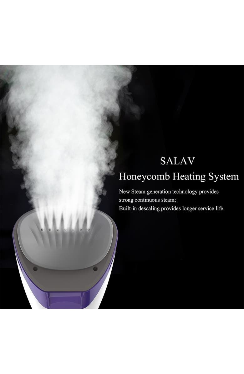 SALAV Lavender HS-100 Duopress Hand Held Garment Steamer & Iron, Alternate, color, 