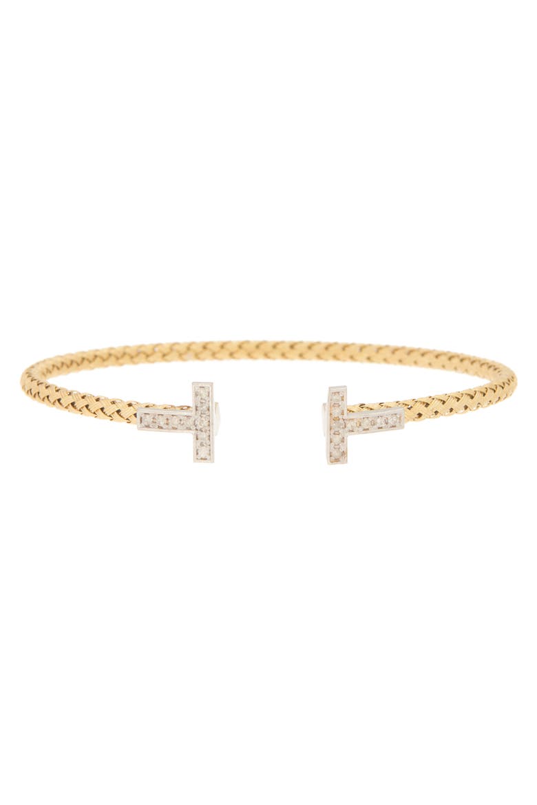 Diamond Bangle Bracelet - 0.05ct., Main, color, YELLOW