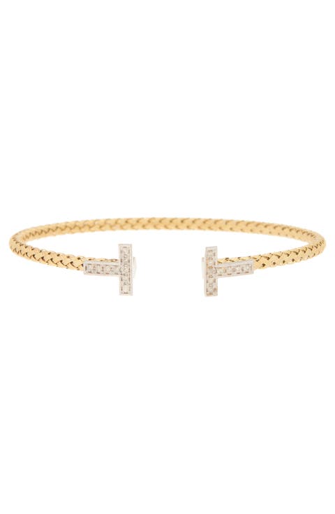Diamond Bangle Bracelet - 0.05ct.