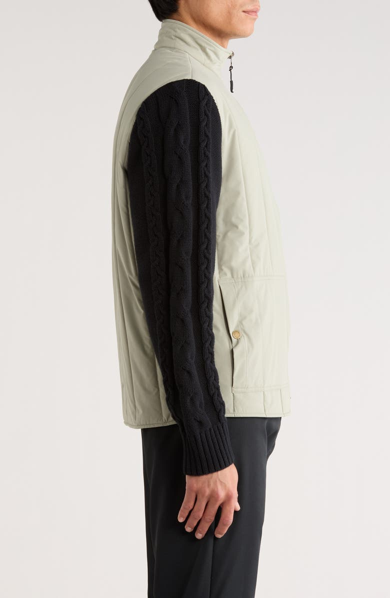 Malbon Golf Isle Hybrid Mixed Media Jacket, Alternate, color, Sea Spray