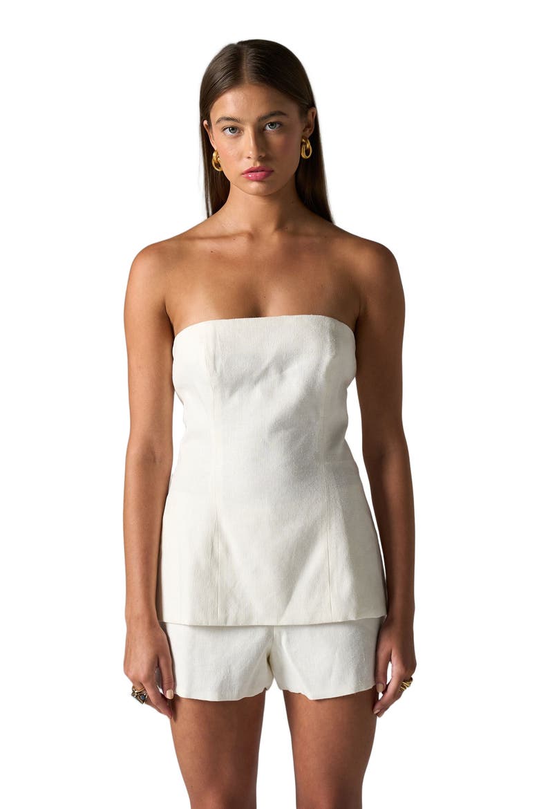 Loren Top, Alternate, color, Ecru