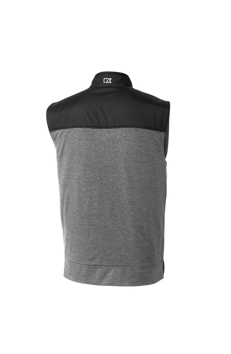 Cutter & Buck Men's Cutter & Buck Black Western Kentucky Hilltoppers Vault Big & Tall Stealth Hybrid Windbreaker Full-Zip Vest, Alternate, color,
