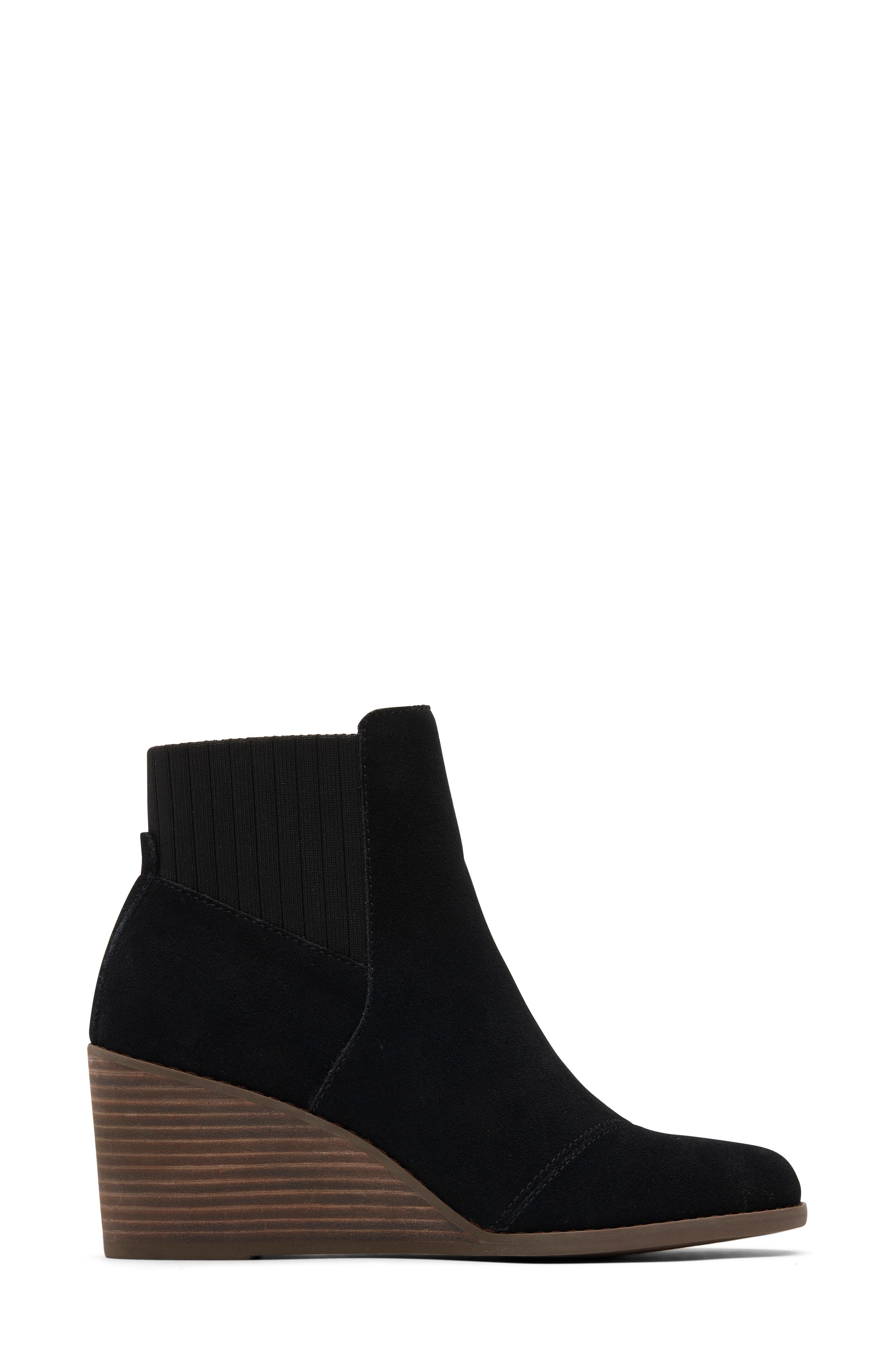 TOMS Suede Bootie, Alternate, color, 