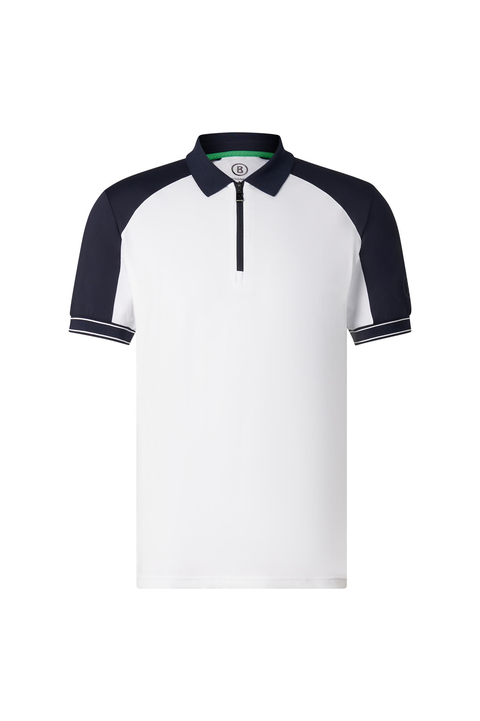 White/navy blue