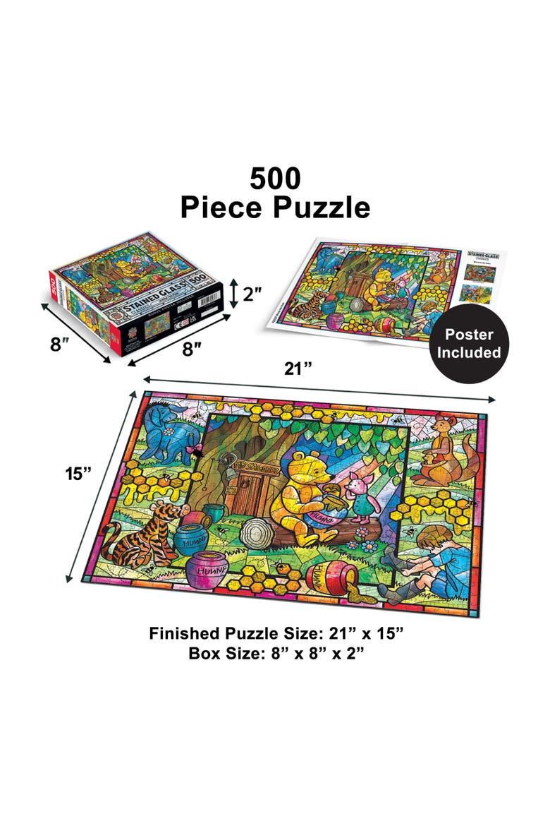 Winnie the Pooh 500 Piece Jigsaw Puzzle, Alternate, color, Multicolor