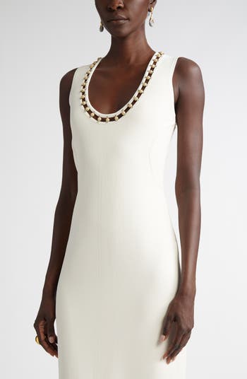 Embellished Milano Knit Gown