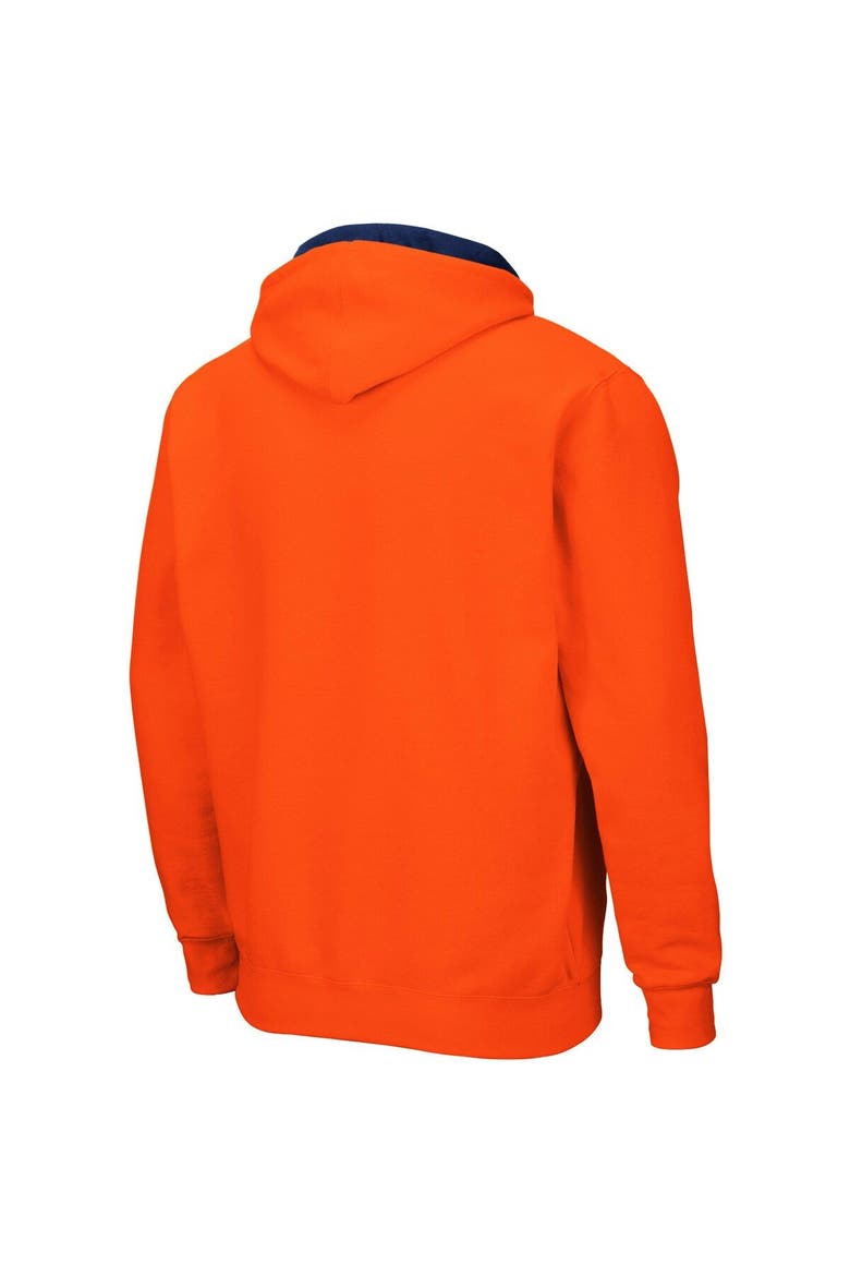 Men's Colosseum Orange Auburn Tigers Arch & Logo 3.0 Full-Zip Hoodie, Alternate, color, Orange