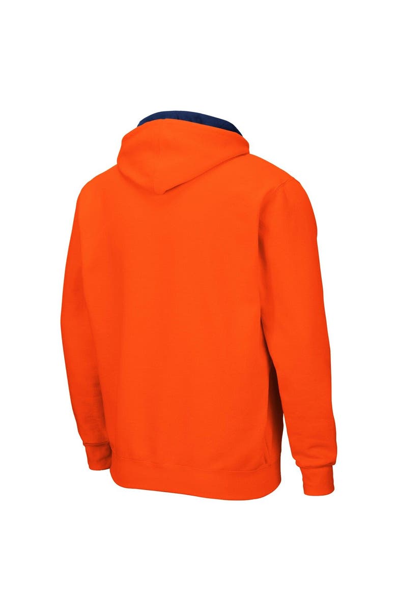 COLOSSEUM Men's Colosseum Orange Auburn Tigers Arch & Logo 3.0 Full-Zip Hoodie, Alternate, color, Orange