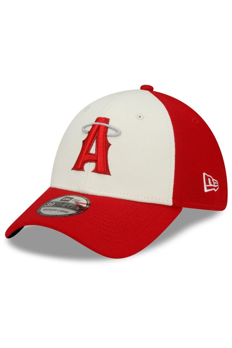 Men's New Era Red Los Angeles Angels 2022 City Connect 39THIRTY Flex Hat, Main, color, Red