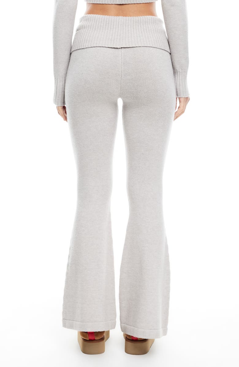 LIONESS Muse Flare Leg Sweater Knit Pants, Alternate, color,