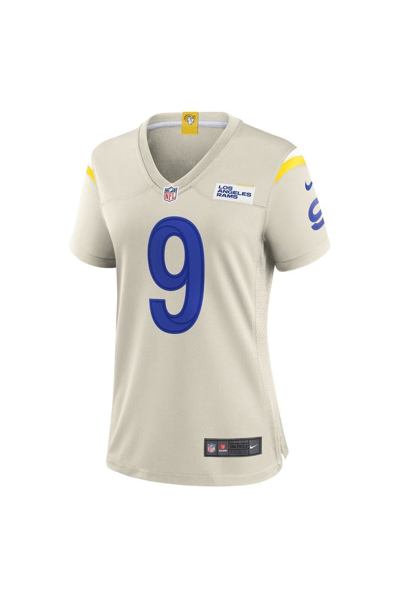 Women's Nike Matthew Stafford Bone Los Angeles Rams Game Jersey, Alternate, color, Cream