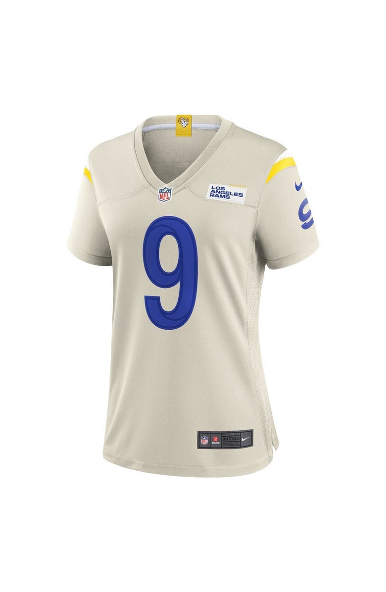 Nike Women's Nike Matthew Stafford Bone Los Angeles Rams Game Jersey, Alternate, color, 
