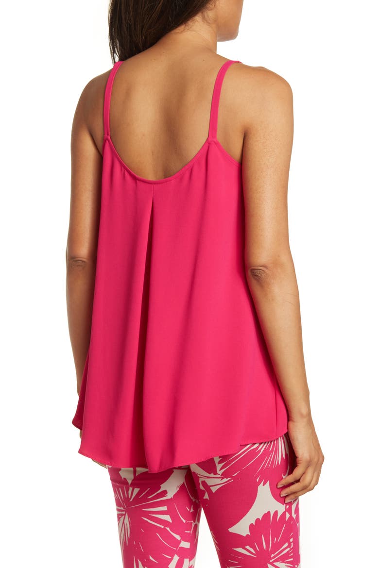 Space Scoop Neck Camisole, Alternate, color, PINK FLASH