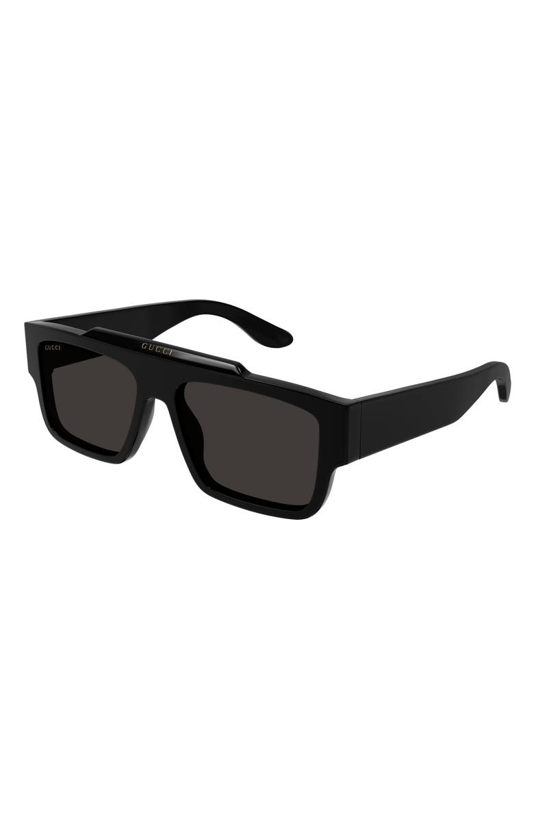 Gucci 54mm Square Sunglasses, Alternate, color, 
